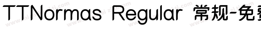 TTNormas Regular 常规字体转换